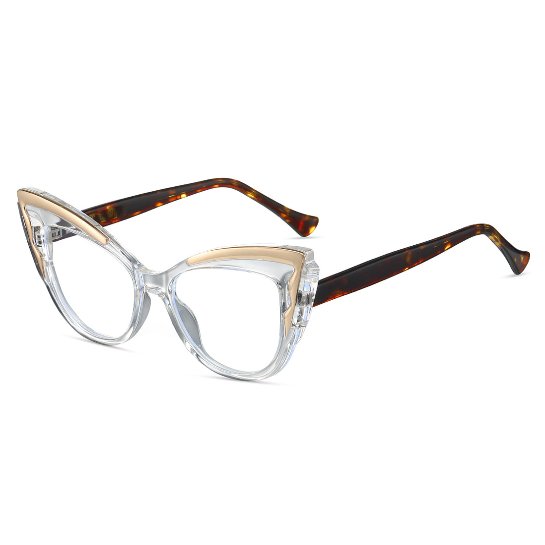 Cat's Eye Metal Optical Frame TR90Glasses Frame ins Trendy Glasses Frame Hot Sale Anti-Blue Light Glasses 87290