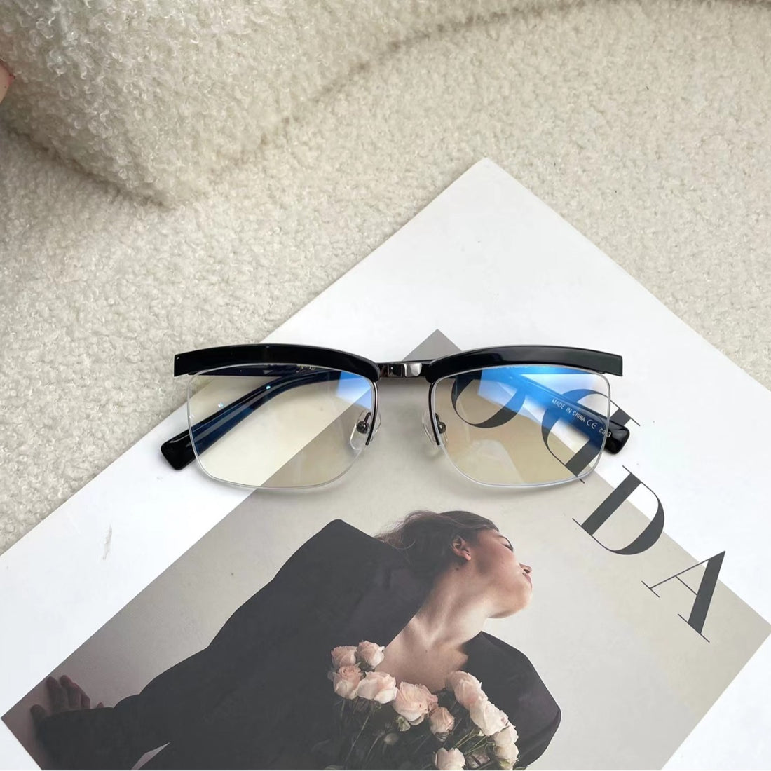 Trendy Men's Glasses Standard Large Boss