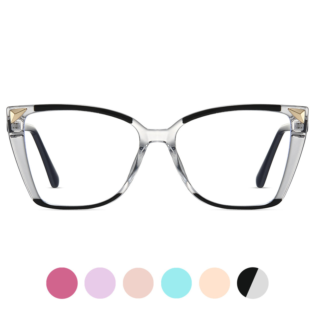 Square Glasses TR90Plate Hot Selling Product TR90Glasses Frame ins Trendy Glasses Frame 87297