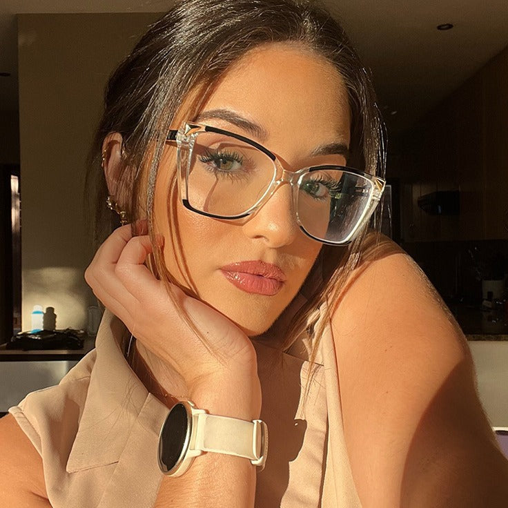 Square Glasses TR90Plate Hot Selling Product TR90Glasses Frame ins Trendy Glasses Frame 87297