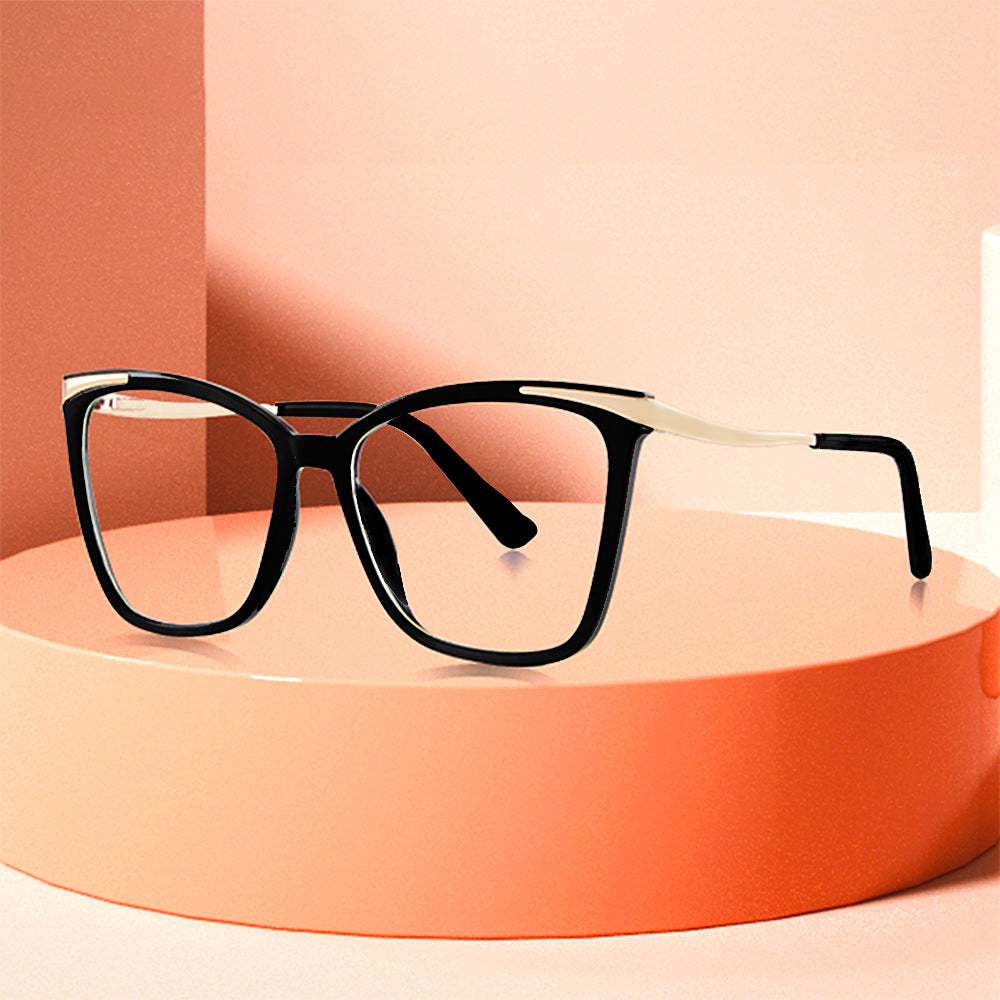 New Glasses Frame Cat Eye Glasses Frame ins Fashion Anti Blue-Ray Glasses Frame Computer Glasses 87051
