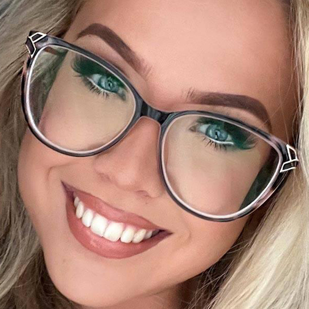 TR90Glasses Frame Cat Eye Radiation Resistant Computer Glasses 87057