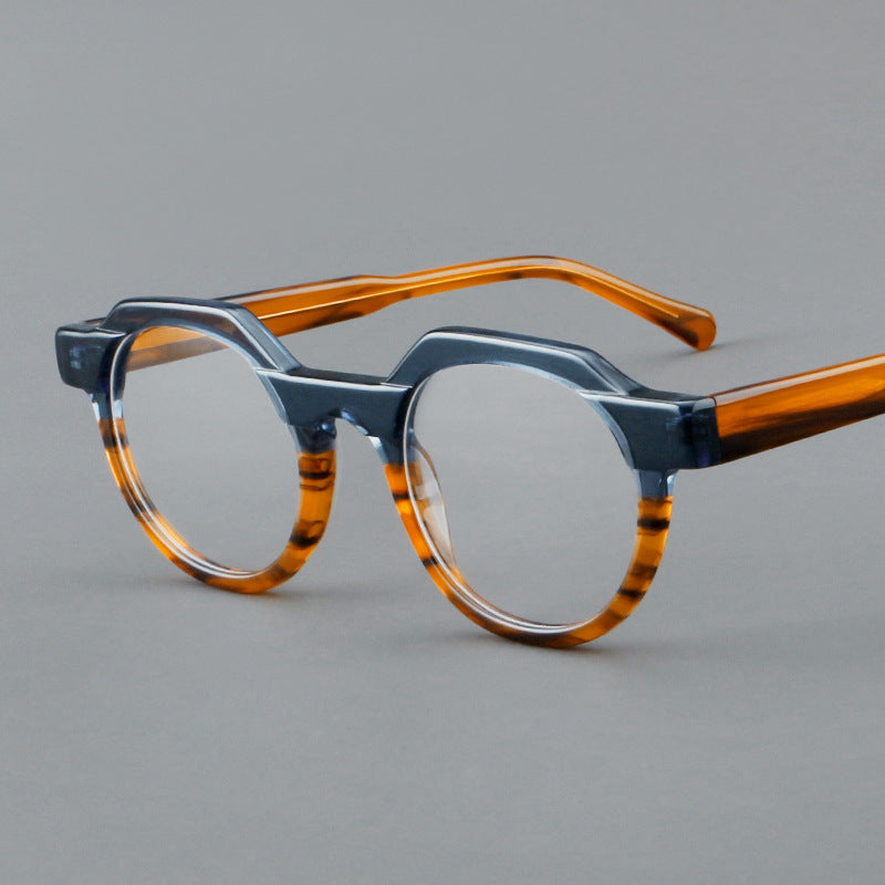 Plate Glasses Retro Frame Street Shot Patchwork Frame 98A131