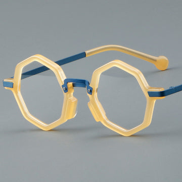 New Plate Glasses Retro Glasses Rim Metal Frame 22214