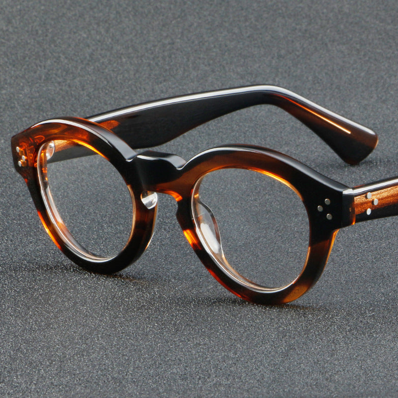 Plate Glasses Retro Frame Thick Patchwork Personality Fashion Trend 1126