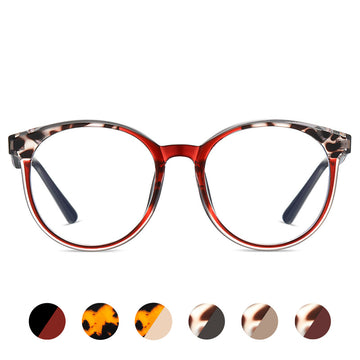 Candy Color Plate Glasses Frame TR90Glasses Frame ins Color Matching Trendy Eye Anti-Blue Light Glasses 87215