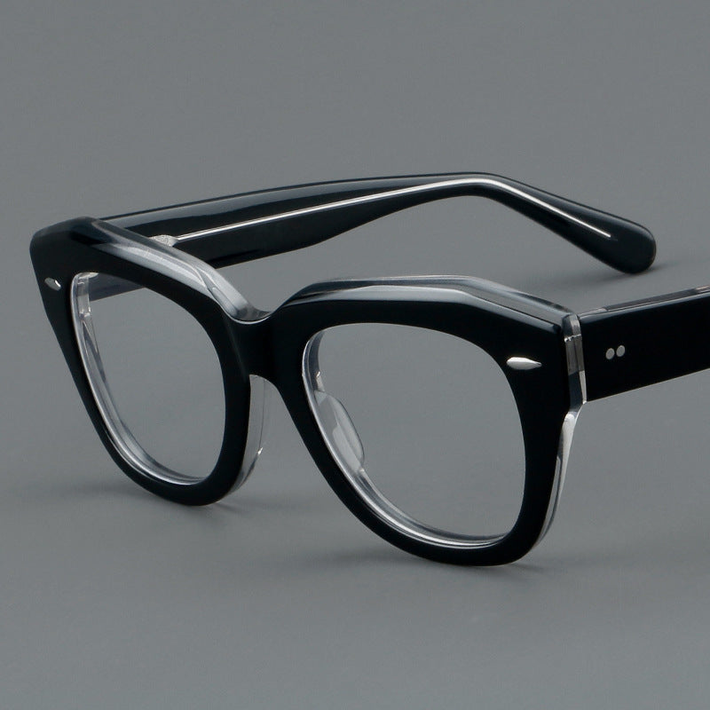 Plate Glasses Retro Frame Large Frame 5810
