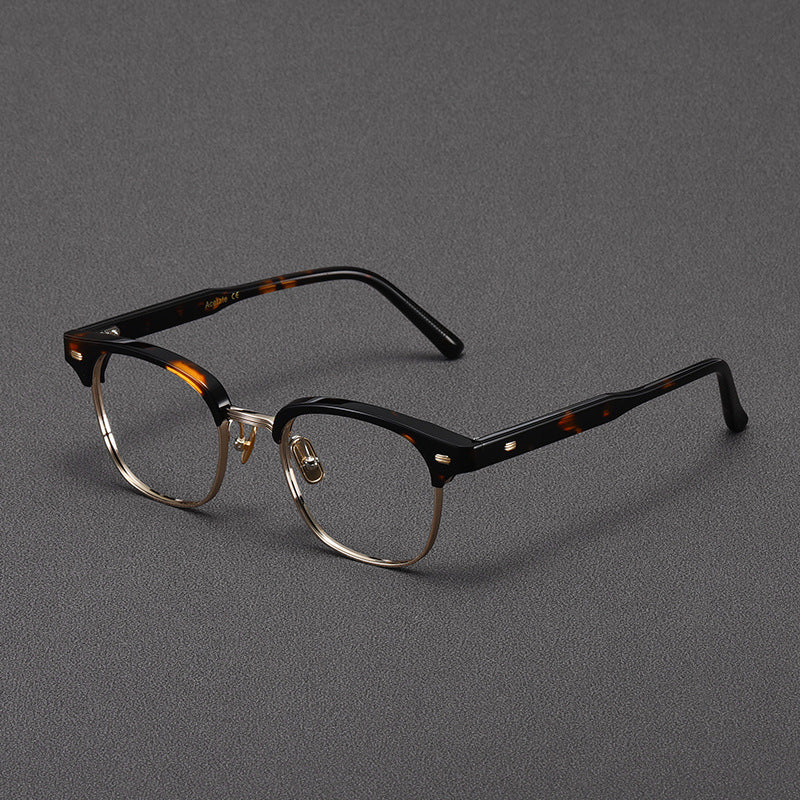Pure Titanium Plate Eyebrow Frame Frame Handmade Frame Eyebrow Frame