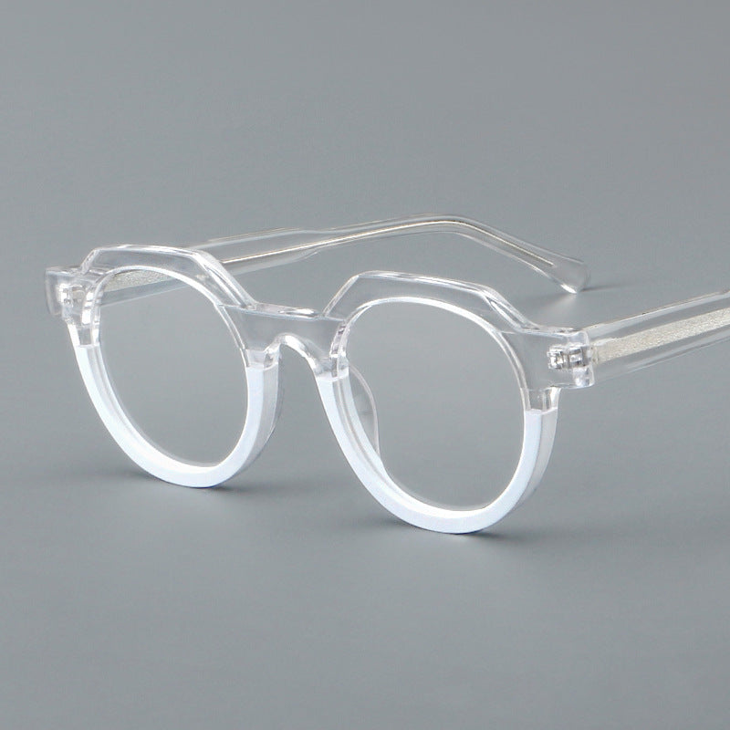 Plate Glasses Retro Frame Street Shot Patchwork Frame 98A131