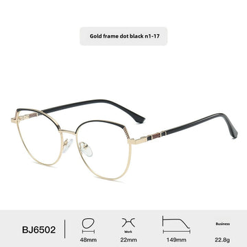 Metal Spectacle Frame Men's Myopia Women's High-Grade Glasses Frame