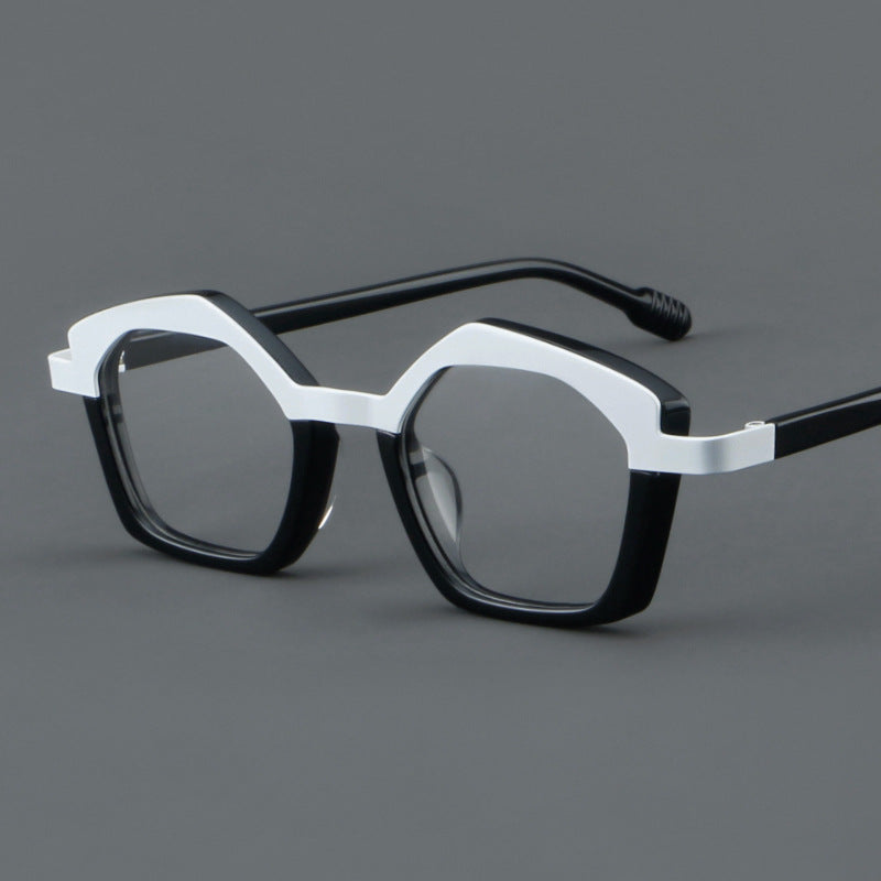 New Box Plate Glasses Retro Glasses Rim Metal Frame 1175