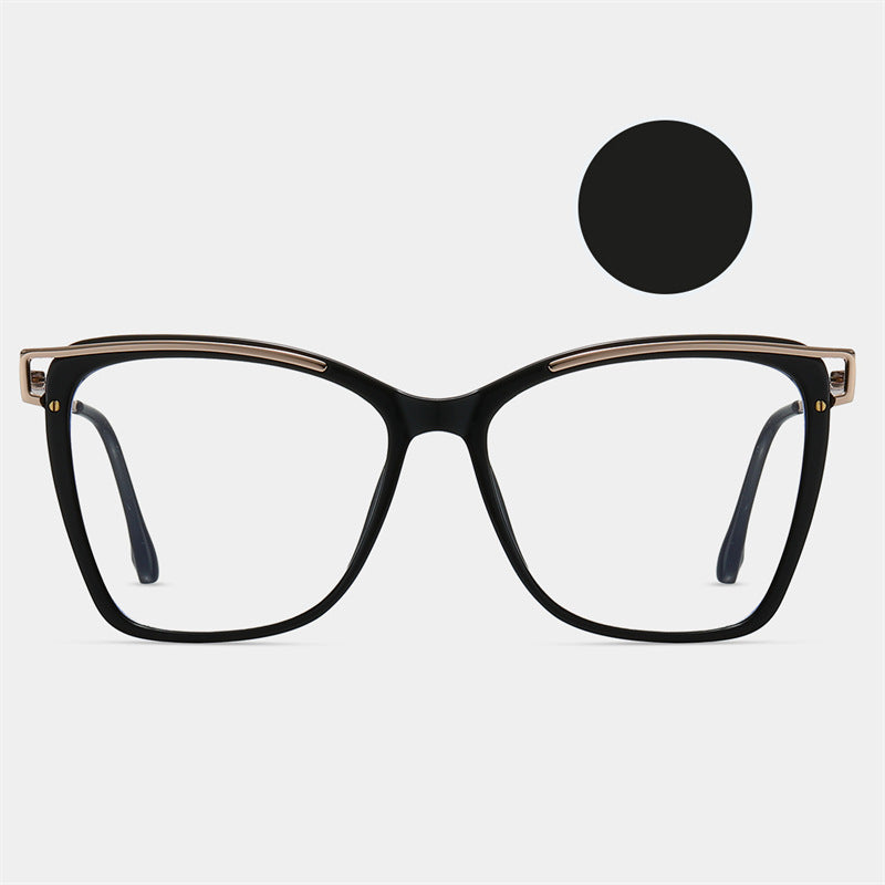 TR90+Metal Glasses Frame Cross-Border Hot Selling ins Trend Hot Selling Product Glasses Anti-Blue Light Glasses 87063