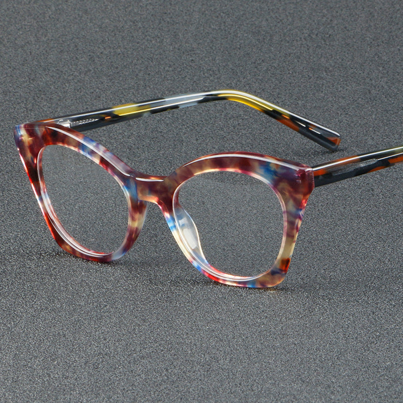 Plate Glasses Retro Frame Trendy Cat's Eye Frame 8029