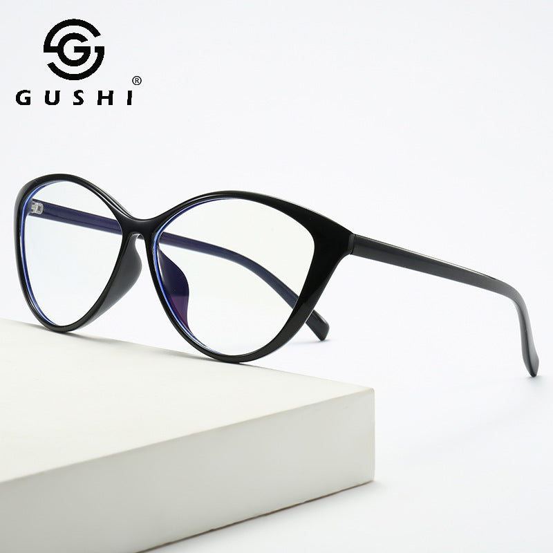 New Women's Anti-Blue Light Glasses Personality High-Grade Myopia TR90Glasses Frame