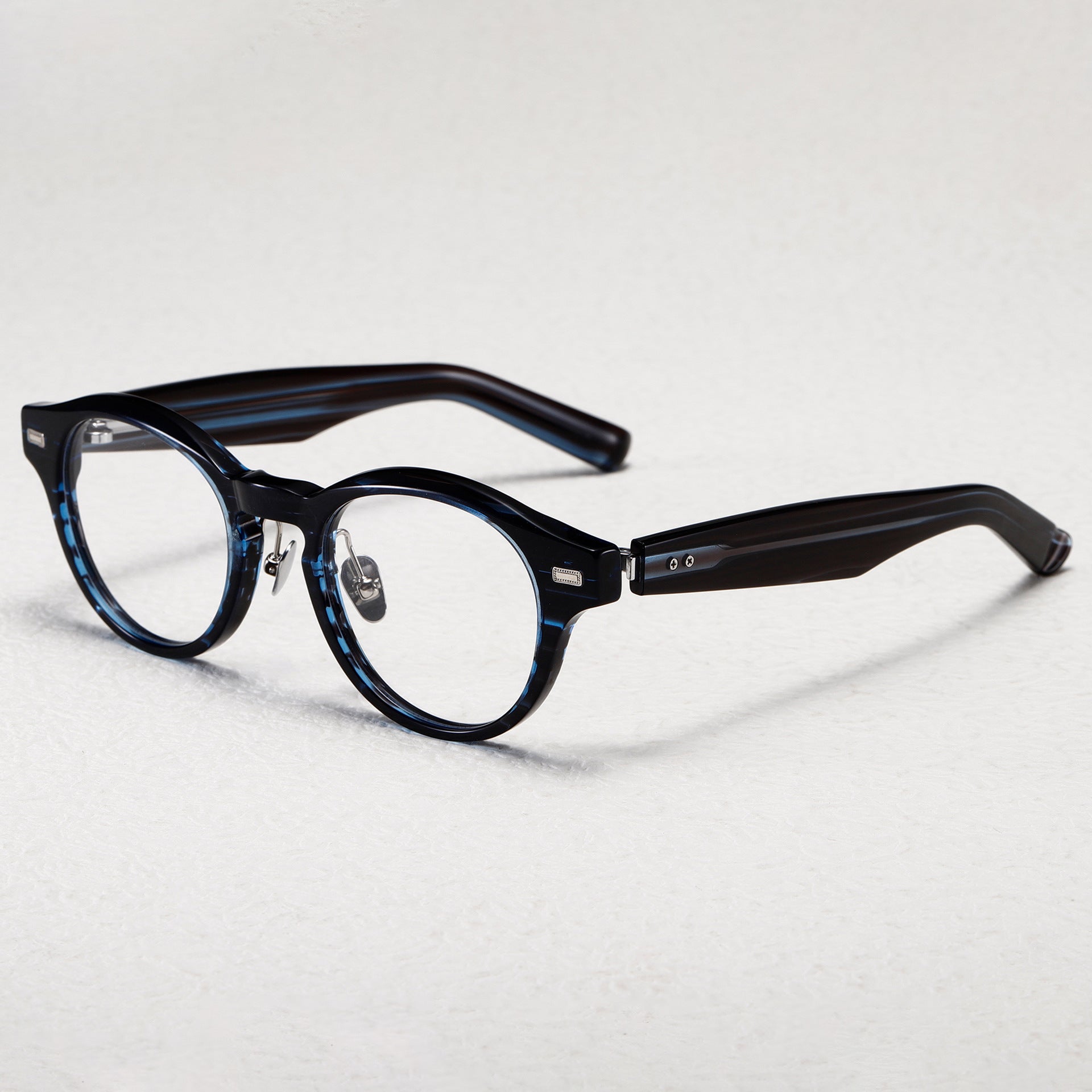 Pure Titanium Reverse Slingshot Fashion Glasses Frame Does Not Clip Face Sheet Metal Eyeglass Frame