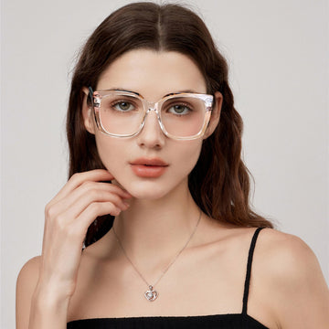 Box Hot Sale Temple TR90Glasses Frame ins Trendy Glasses Frame Anti Blue-Ray Glasses Frame 87302