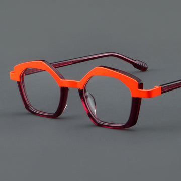 New Box Plate Glasses Retro Glasses Rim Metal Frame 1175