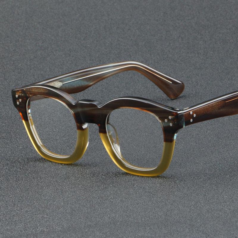Plate Glasses Retro Frame Thick Patchwork Personality Fashion Trend 1127