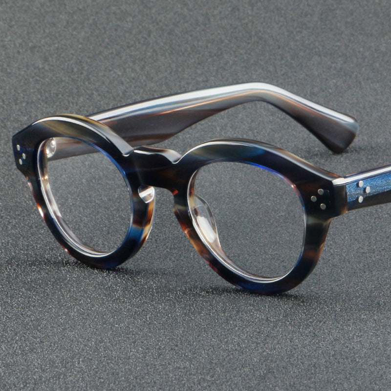 Plate Glasses Retro Frame Thick Patchwork Personality Fashion Trend 1126