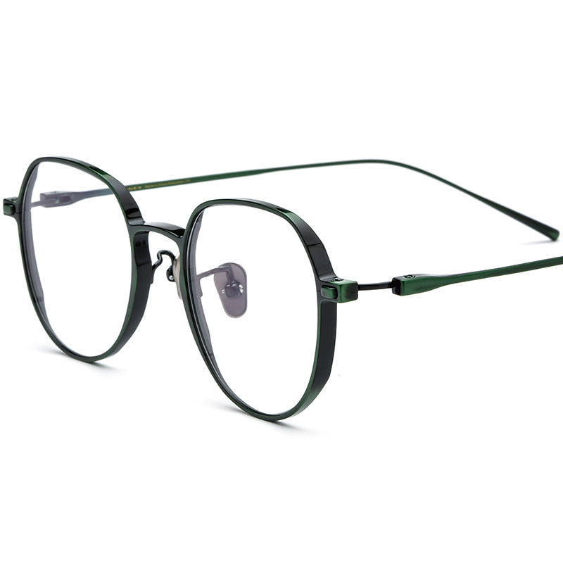Ultra Light Pure Titanium Glasses Frame Sven Comfortable and Non-Slip Personality Square