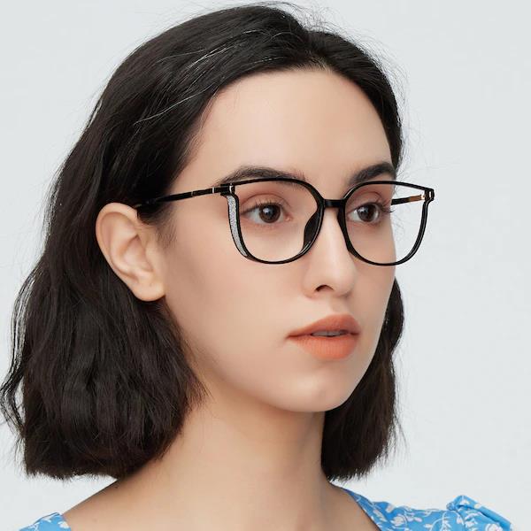 Hot Sale Fashion Optical Frames Frame Anti Blue Light Glasses Metal Spectacle Foot Glasses 87042