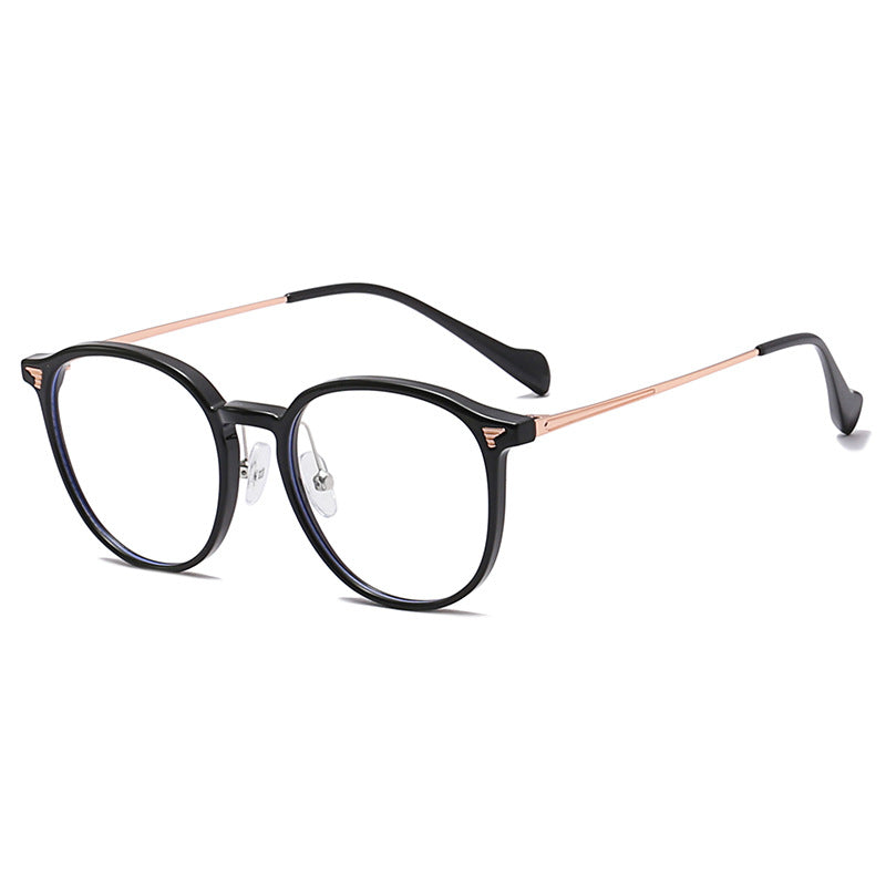 New Men's High-Grade Anti-Blue Light Glasses Simple tr Metal Optical Frame Fashion Glasses Frame