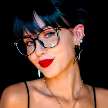 Hot Sale Fashion Optical Frames Frame Anti Blue Light Glasses Metal Spectacle Foot Glasses 87042