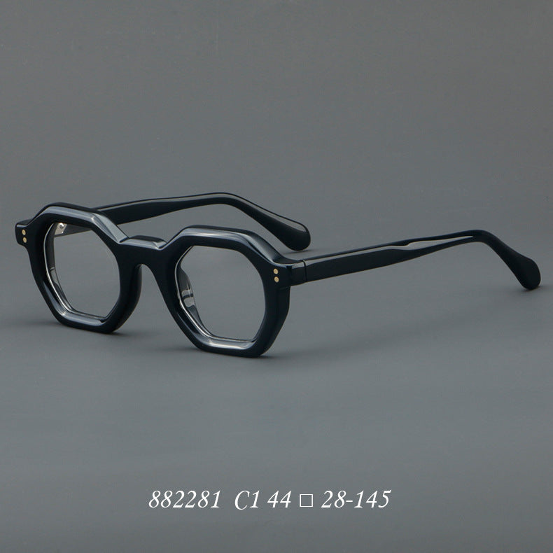 Thick Plate Glasses Patchwork Retro Frame 882281