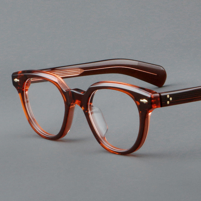 Plate Glasses Retro Frame jmm48rx