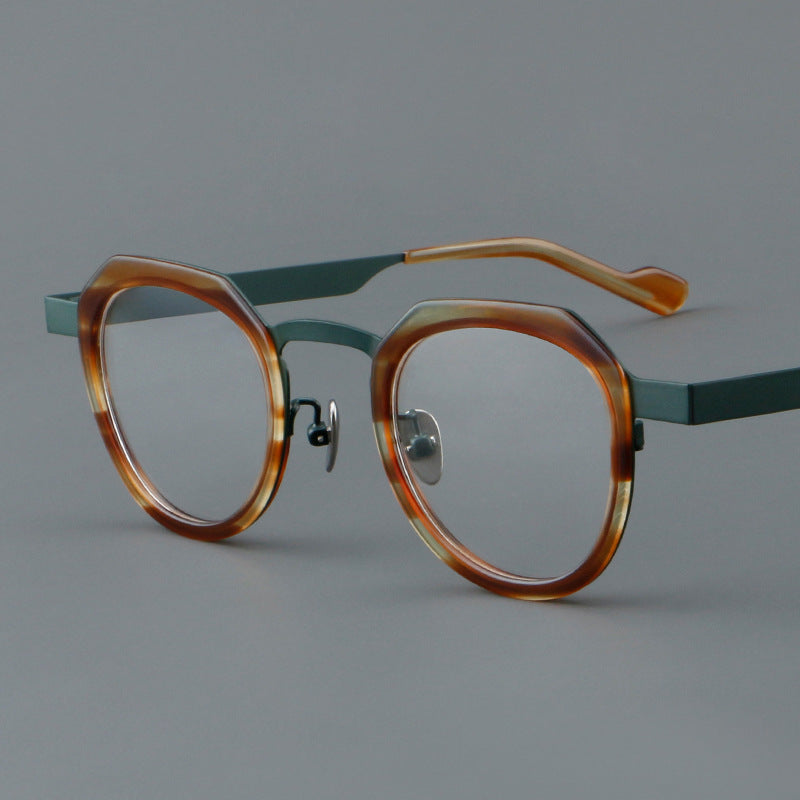 New Plate Glasses Pure Titanium Frame 5808