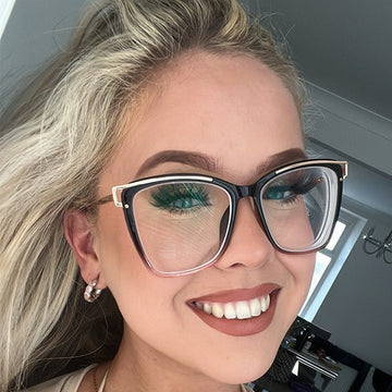 TR90+Metal Glasses Frame Cross-Border Hot Selling ins Trend Hot Selling Product Glasses Anti-Blue Light Glasses 87063