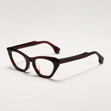 New Thick Material Plate Butterfly Mirror Leopard Print Glasses Frame Retro Fashion Ink