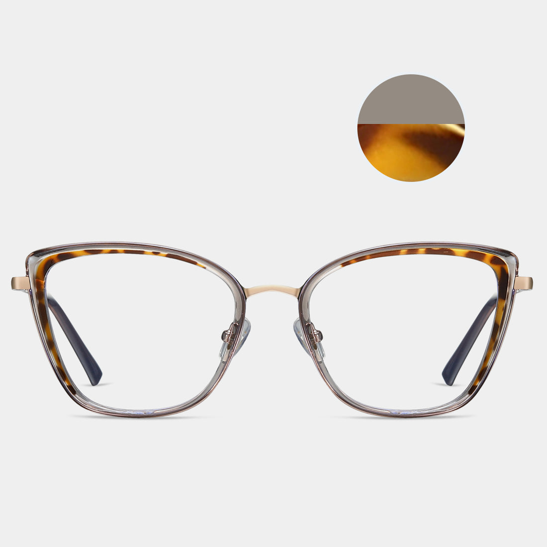 TR90Metal Optical Frame Cat's Eye Anti Blue-Ray Glasses Frame Computer Radiation Protection Glasses 87260