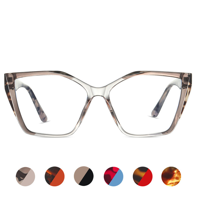 Square TR90Plate Glasses Frame TR90Glasses Frame ins Trendy Glasses Frame Anti-Blue Light Glasses 87233