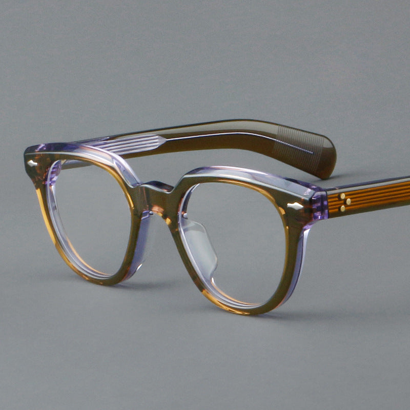 Plate Glasses Retro Frame jmm48rx