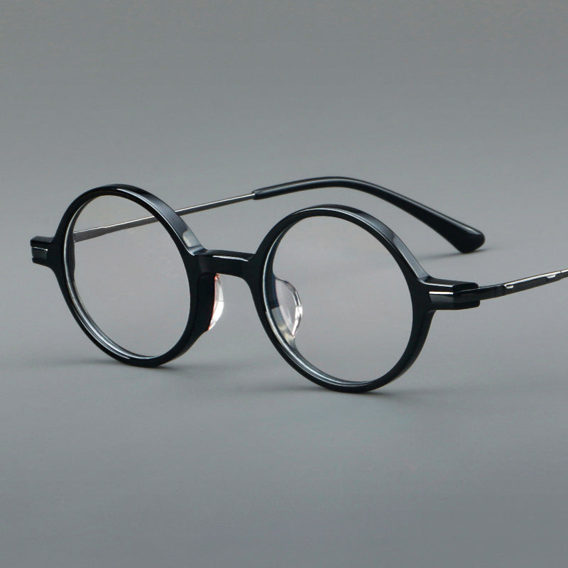 New round Frame Plate Glasses Retro Glasses Rim Pure Titanium Frame 96008